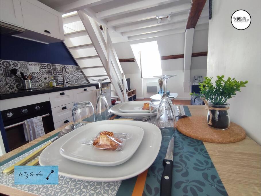 Appartement Le Ty Briochin - Hypercentre Saint-Brieuc Extérieur photo